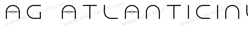 AG AtlanticInlineExt字体转换